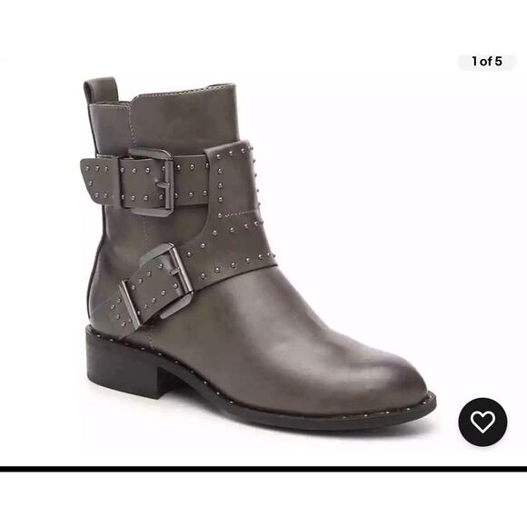 Charles By Charles David Shoes - CHARLES BY CHARLES DAVID TUPPER MOTORCYCLE BOOT, Women Size 5 Bikercore